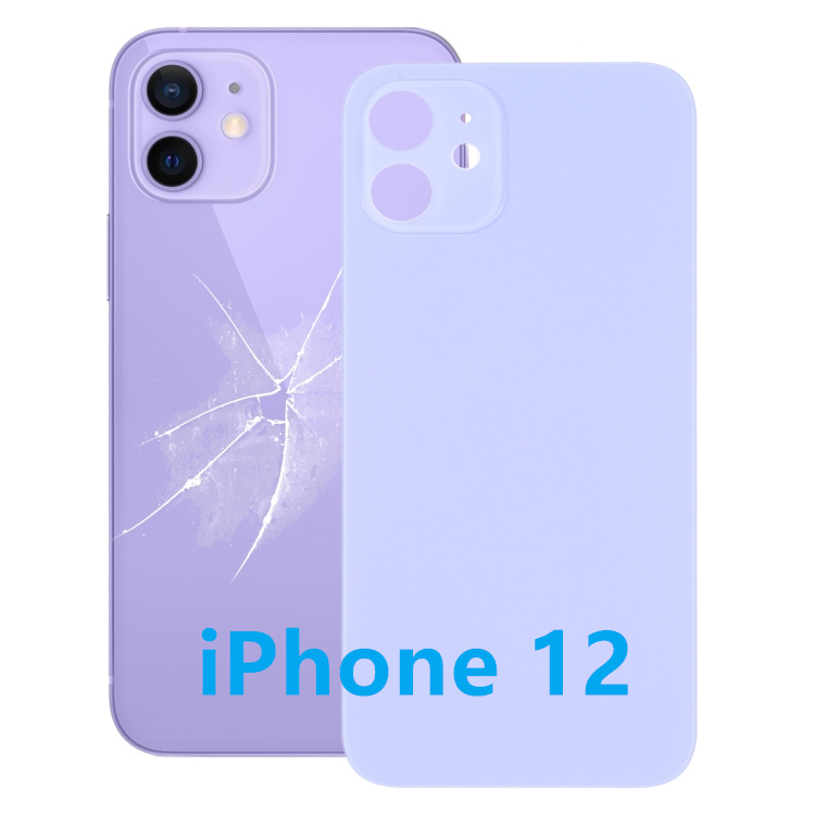 IPhone 12 Back Glass Battery Cover Purple