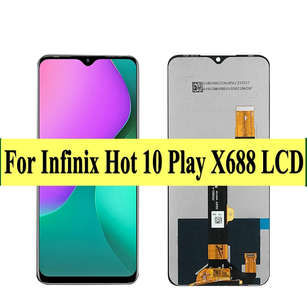 Infinix chaud 10 Jouer à l'écran LCD