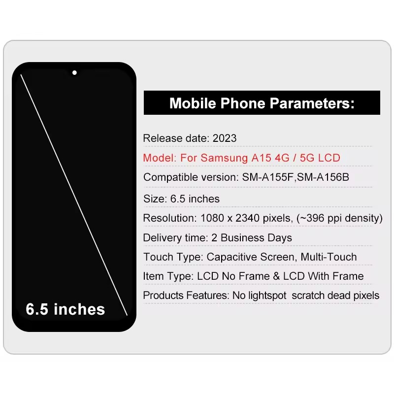 Samsung A156B LCD