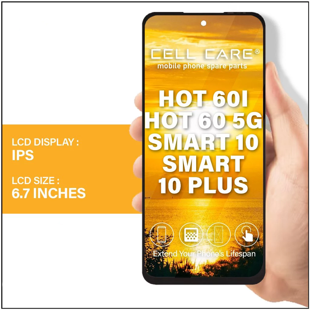 Infinix smart 10 et écran LCD